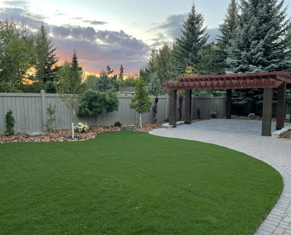 Sod, Gazebo & Pavers